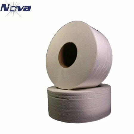 NOVA Jumbo Tissue Ultrasoft 2ply 9 in. 12, 1000PK Nova 1000